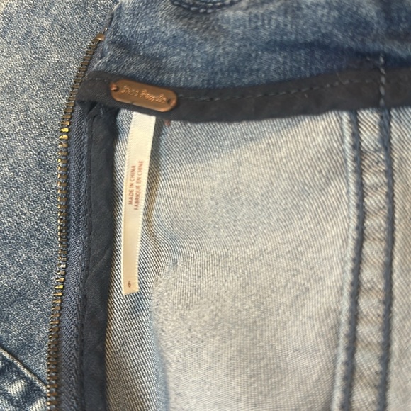 Free People Modern Femme Denim Mini Skirt size 6 - Picture 5 of 7